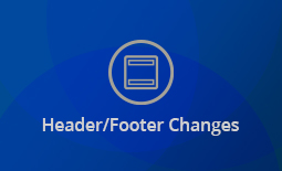 Header Footer Changes